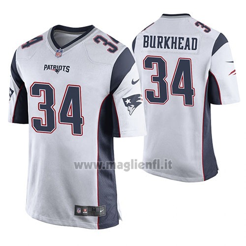 Maglia NFL Game New England Patriots Rex Burkhead Bianco